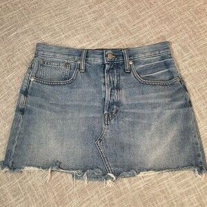 Madewell Denim Skirt Jean Miniskirt size 28 waist